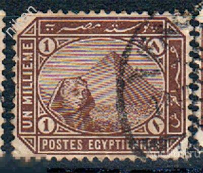 ЕГИПЕТ 1888 СФИНКС ПИРАМИДЫ ГИЗА СТАРИННЫЕ МАРКИ 19 ВЕКА 32-5-67