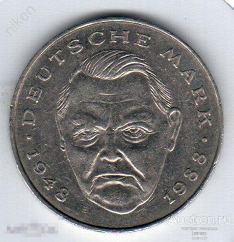 ФРГ.1992.2 МАРКИ.ЭРХАРД