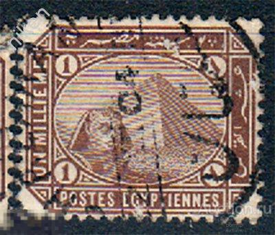 ЕГИПЕТ 1888 СФИНКС ПИРАМИДЫ ГИЗА СТАРИННЫЕ МАРКИ 19 ВЕКА 32-5-68