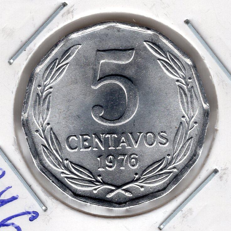5 сентаво - Чили - 1976 - KM#204a