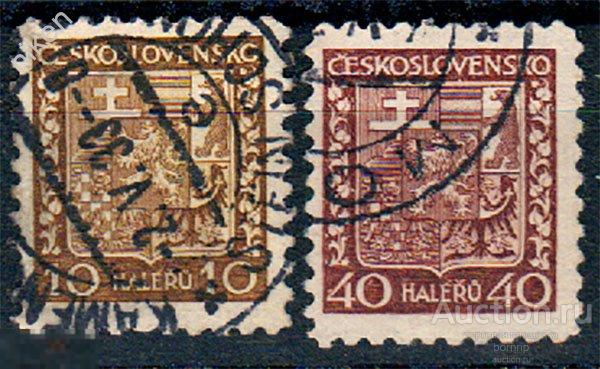 ЧЕХОСЛОВАКИЯ 1929 СТАНДАРТ ГЕРБ Т 22-5-69