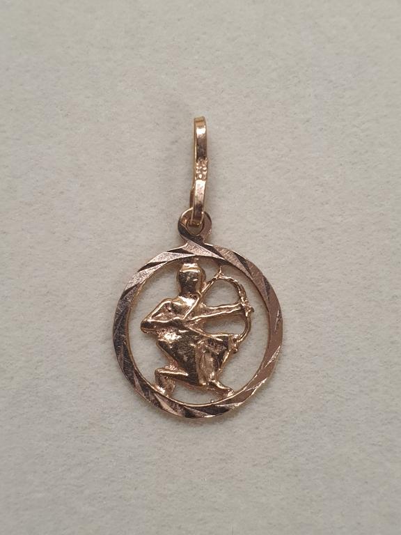 Золотая подвеска  585 Звезда СССР