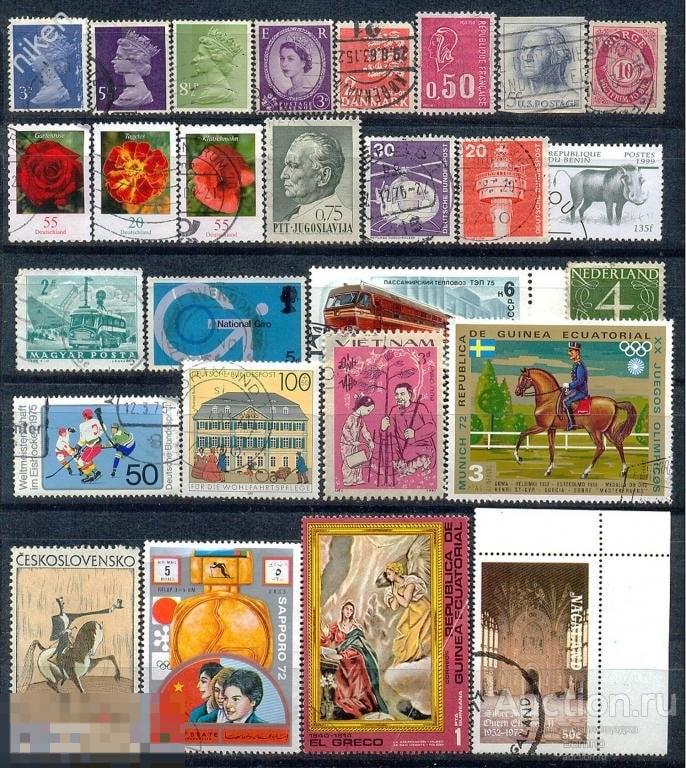 ПОДБОРКА МАРОК НА РАЗНЫЕ ТЕМЫ.Б.7-77.БЕЗ ПОВТОРОВ!