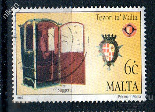 МАЛЬТА 1997 ПЕРЕНОСНАЯ КАРЕТА ИСТОРИЯ МУЗЕЙ ТУРИЗМ 37-3-430