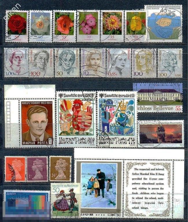 ПОДБОРКА МАРОК НА РАЗНЫЕ ТЕМЫ.Б.6-1.БЕЗ ПОВТОРОВ