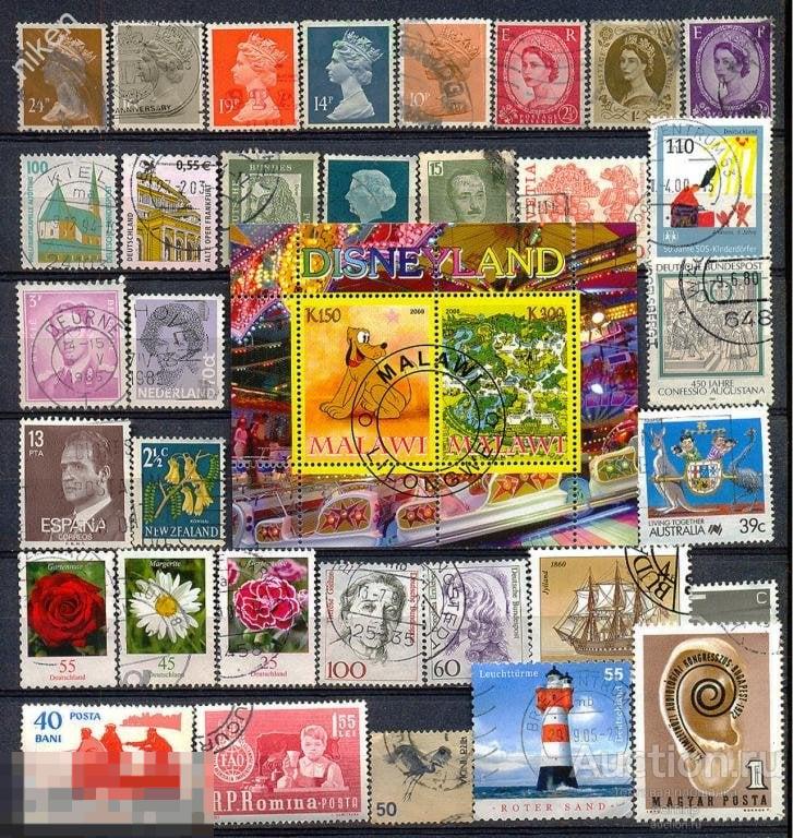 ПОДБОРКА МАРОК НА РАЗНЫЕ ТЕМЫ.Б.6-55.БЕЗ ПОВТОРОВ