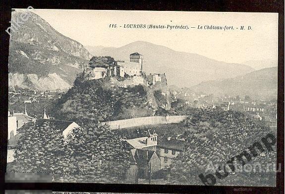 ФРАНЦИЯ.ЛУРД.АРХИТЕКТУРА.ДРЕВНЯЯ КРЕПОСТЬ