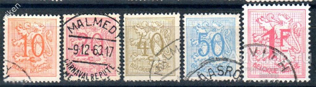 БЕЛЬГИЯ 1959-1973 СТАНДАРТ ГЕРБ ЛЕВ К 18 3 16