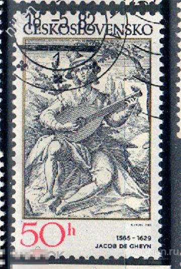 ЧЕХОСЛОВАКИЯ ЧССР 1982 ГОЛЛАНДСКИЙ  ХУДОЖНИК ЖИВОПИСЕЦ ЯКОБ ДЕ ГЕЙН 35-1-61