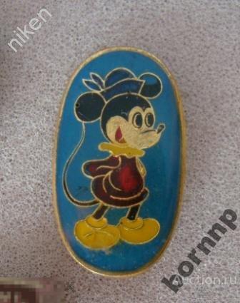 МУЛЬТФИЛЬМ МИККИ МАУС УОЛТ ДИСНЕЙ ДЕТСКИЙ ЗНАЧОК А1-Л2-49