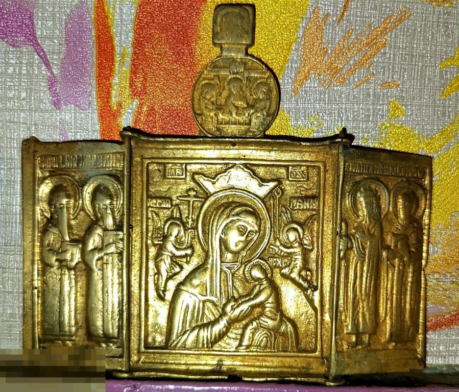 Складень Богоматерь Страстная. 18 век