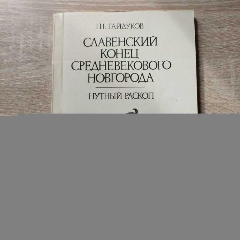 #1707955 Гайдуков П. Г. Славенский конец средневекового Новгорода. Нутный раскоп