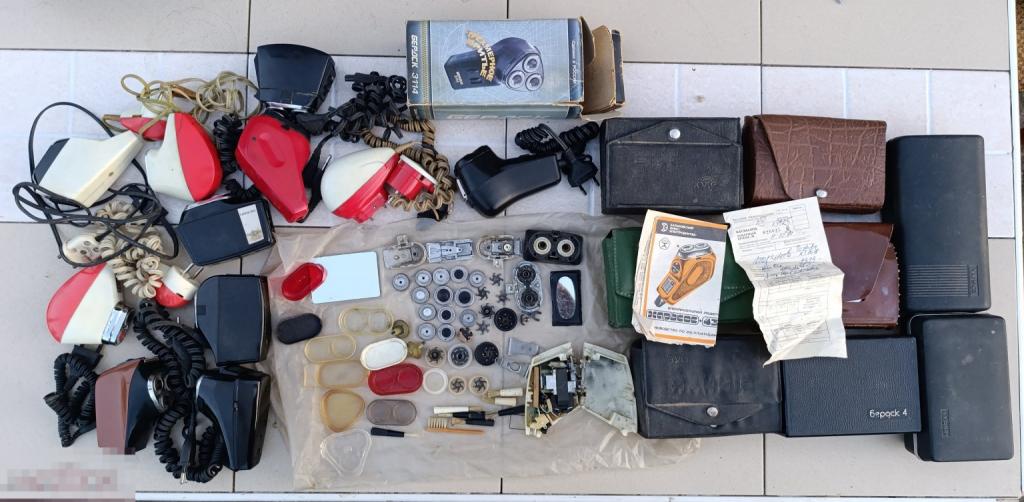 Много электро бритв. Электро бритва СССР