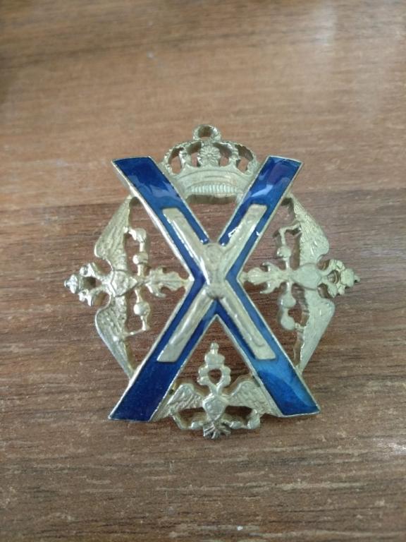 царский полковой знак Преображенского лейб-гвардии полка т/м х/э реплика