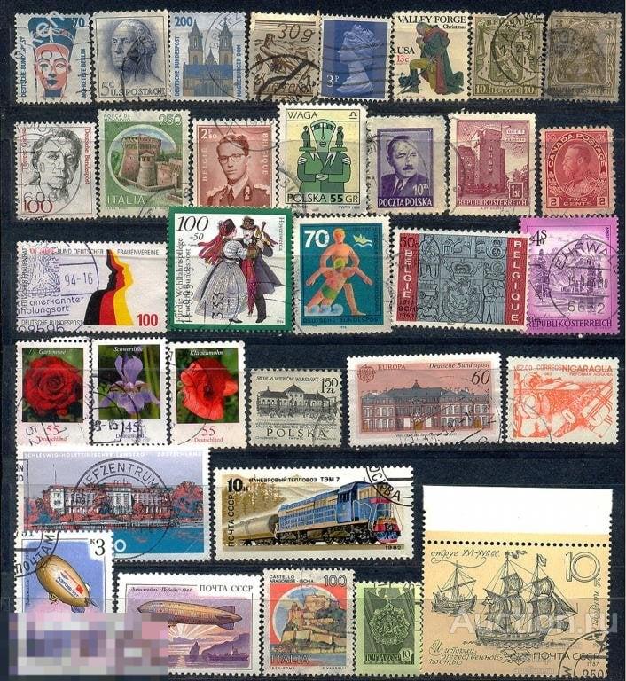 НАБОР МАРОК НА РАЗНЫЕ ТЕМЫ.Б.8-24.БЕЗ ПОВТОРОВ !