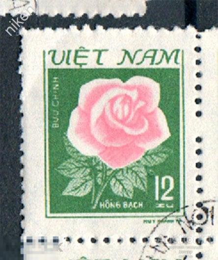 ВЬЕТНАМ 1980 ФЛОРА ЦВЕТЫ РОЗЫ Т 21-2-102