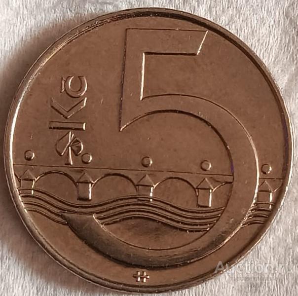 Чехия 5 крон 2013 г.