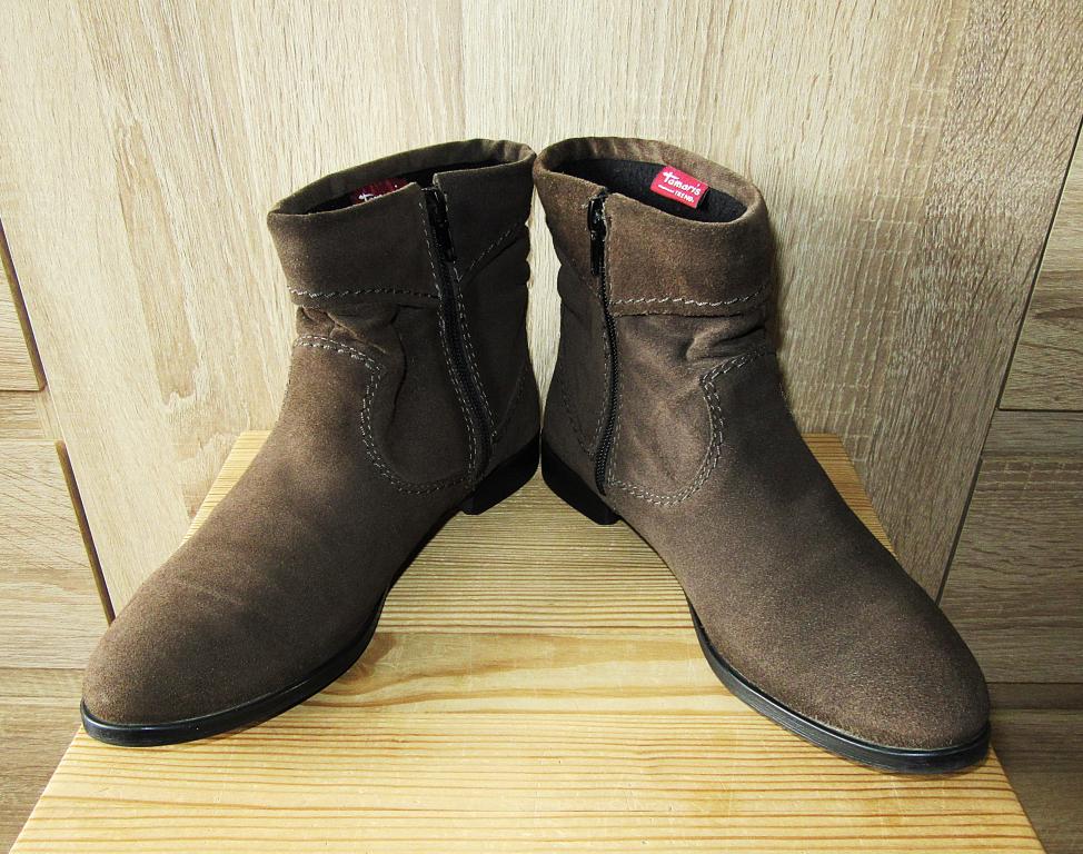 Полусапожки женские демисезонные Бренд фирмы "Tamaris" Германия (коричн)