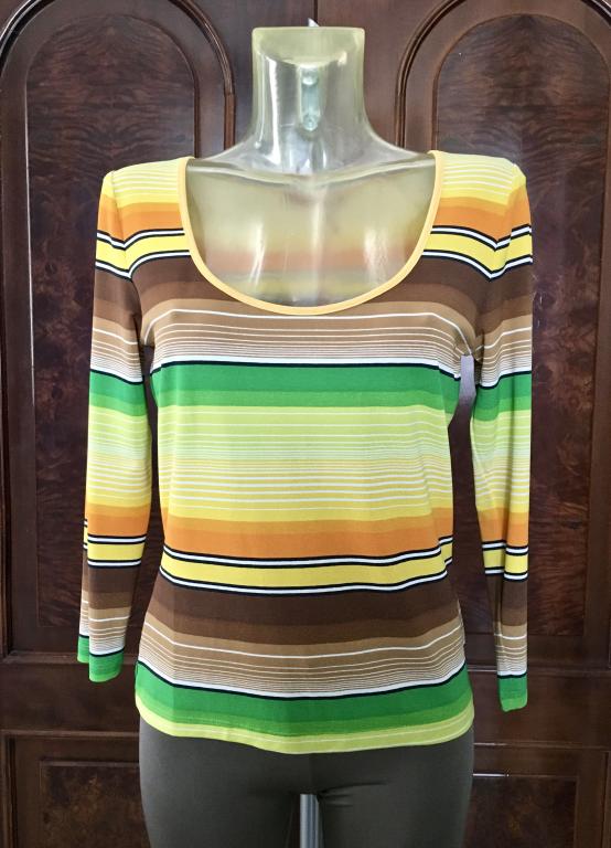 Лонгслив женский люксового итальянского бренда Angelo MaranI из ткани стрейч размер 48