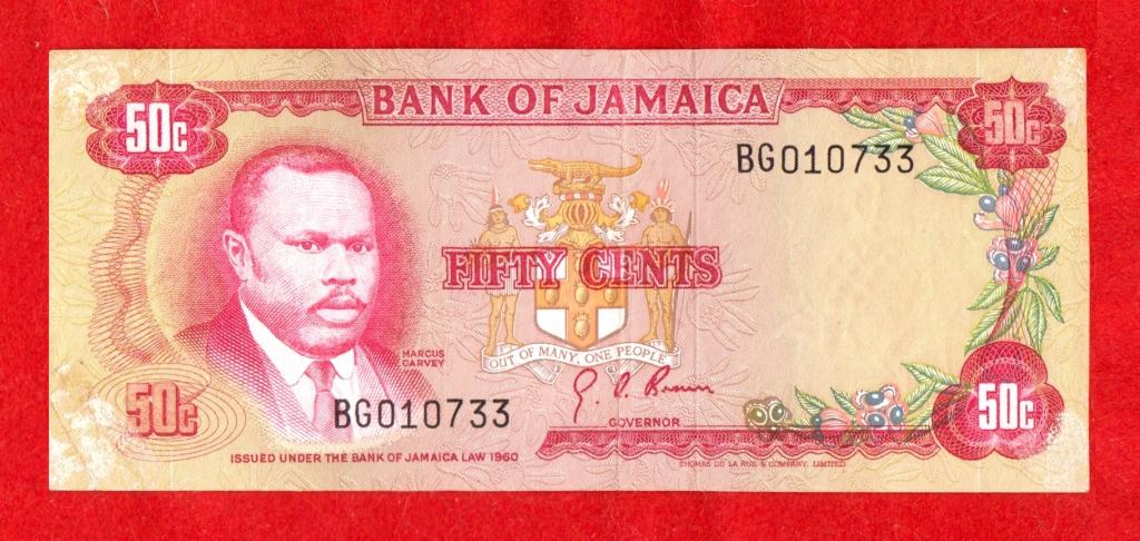 Ямайка, 50 центов, 1960 (1970), XF, BG 010733
