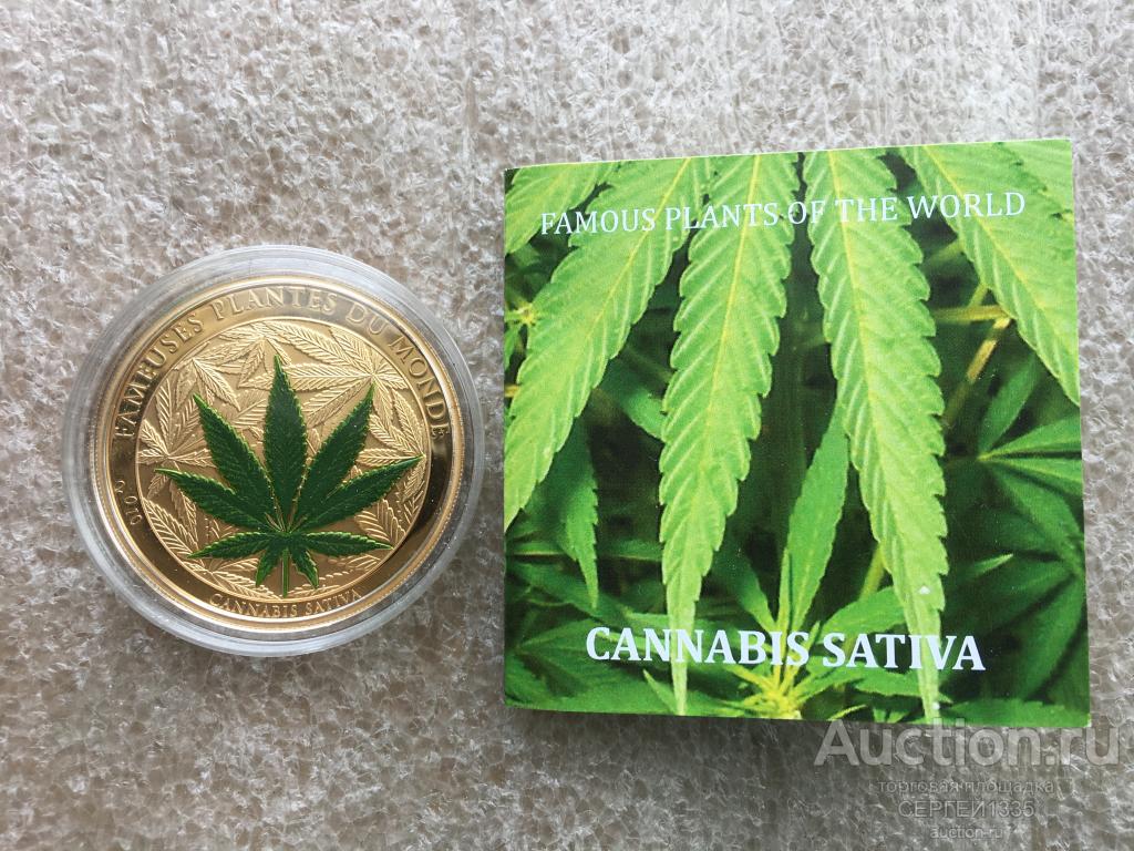 Бенин 100 франков 2010 Марихуана Конопля Каннабис сатива ЗАПАХ ПОЗОЛОТА
