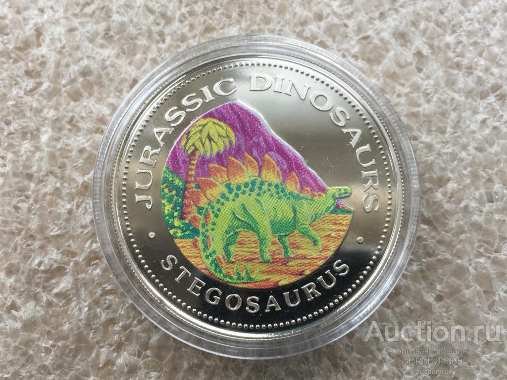 Экваториальная Гвинея 1000 франков 1993 Стегозавр Stegosaurus Мир юрского периода