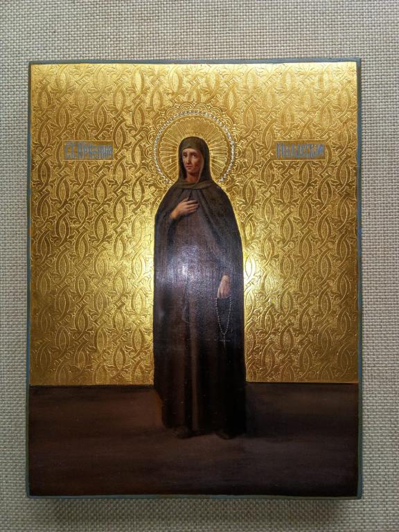 Икона старинная Ксения Миласская! Золото! Редкий именник! Люкс!