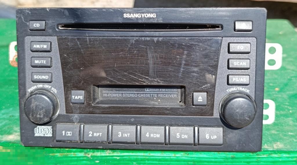 Автомагнитола штатная SSANG YONG CD кассетная авторадио радиоприёмник