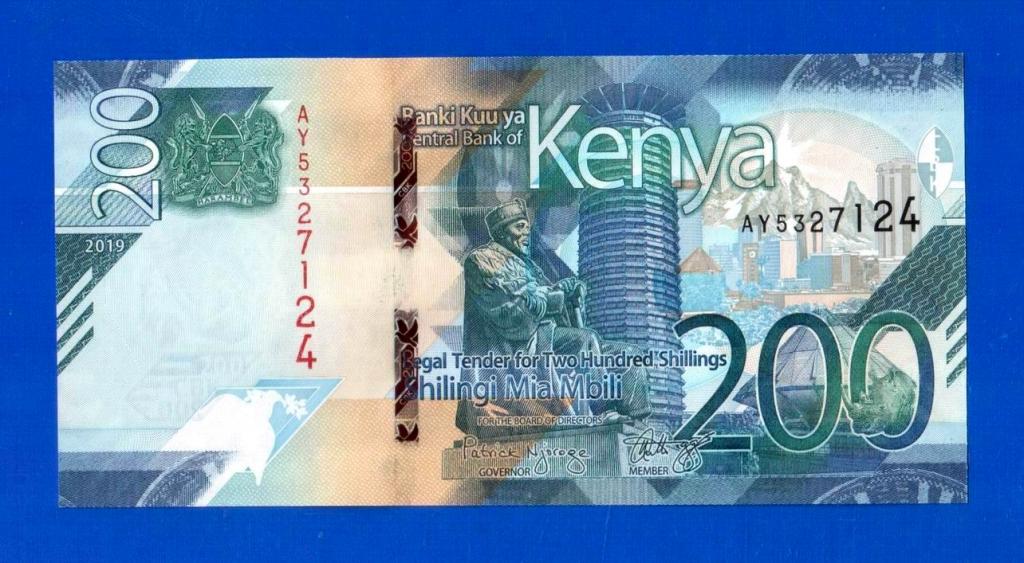 Кения. 200 шиллингов, 2019. UNC. Мультилот