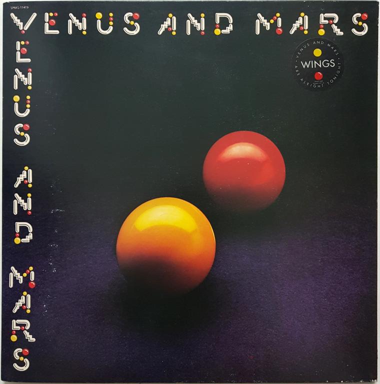 Wings & Paul McCartney "Venus And Mars" 1975 Lp USA Jacksonville Pressing