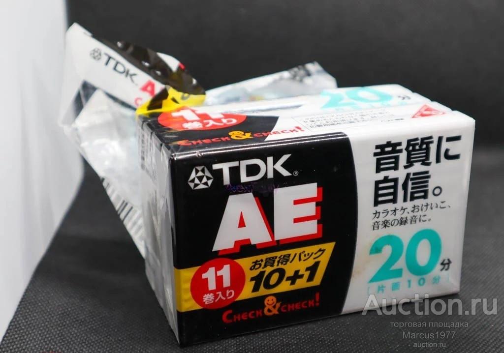4 кассеты из блока - TDK AE 20 2002 г, Japan