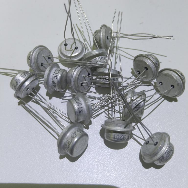 Транзистор КТ801Б, NPN, новый, 89-92 гг.