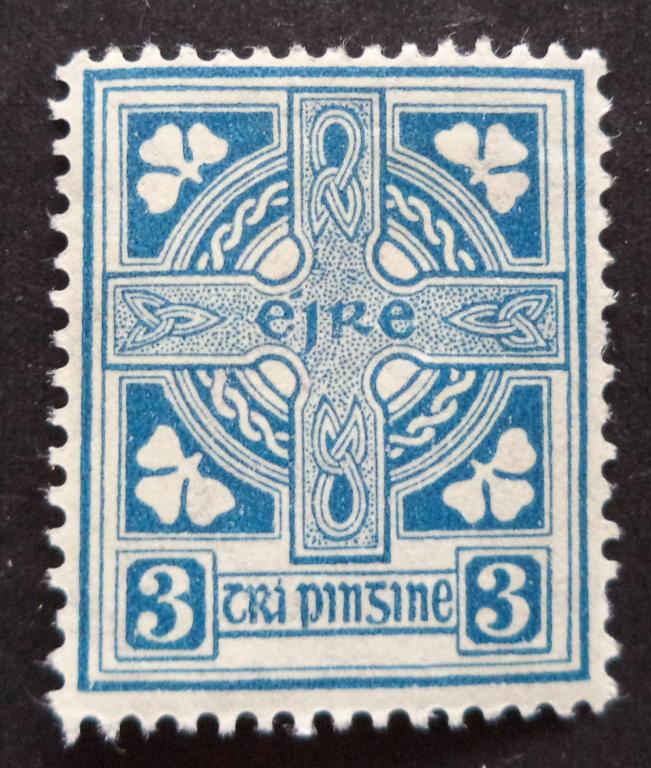 Ирландия  1940 г.  Кельтский  крест  3d.  *   Л.61