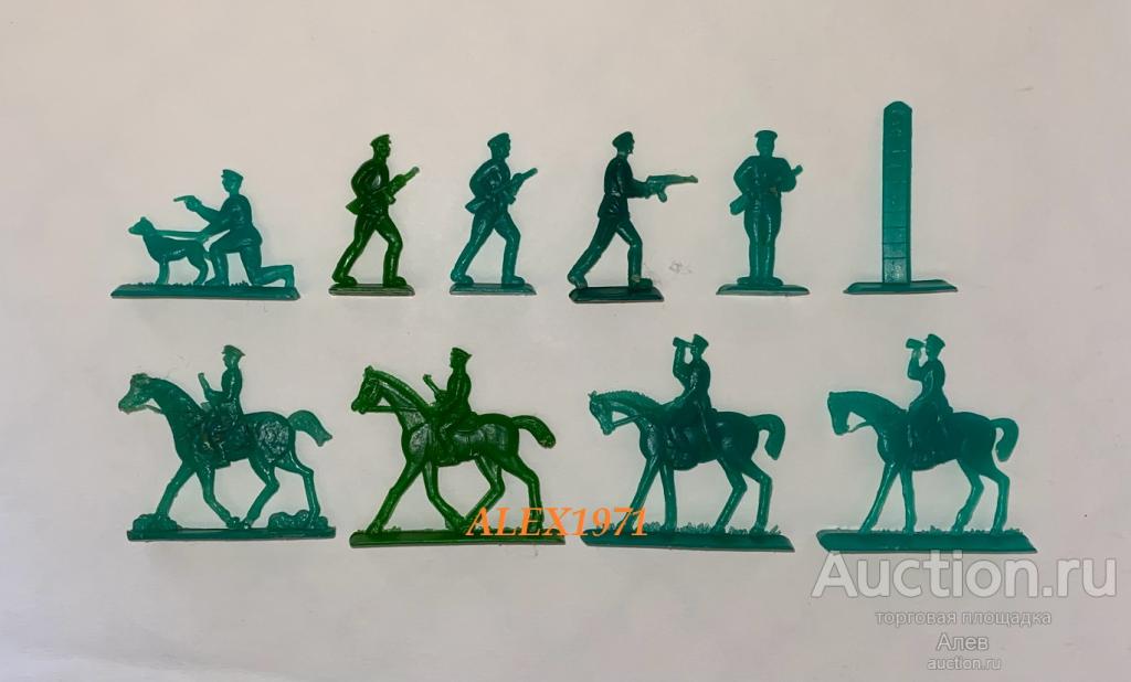 НАША АРМИЯ - ПОГРАНИЧНИКИ, СОЛДАТИКИ СССР, ЛПО "ИГРУШКА", ИГРУШКИ СССР, СОВЕТСКИЕ СОЛДАТИКИ