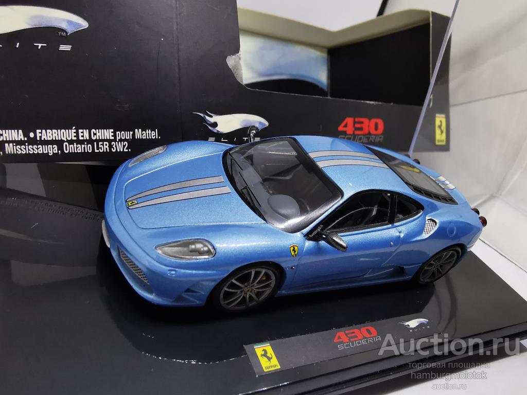 455 Ferrari 430 Scuderia 1:43 hot wheels elite