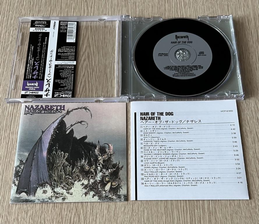 Nazareth - Hair of the dog CD + obi