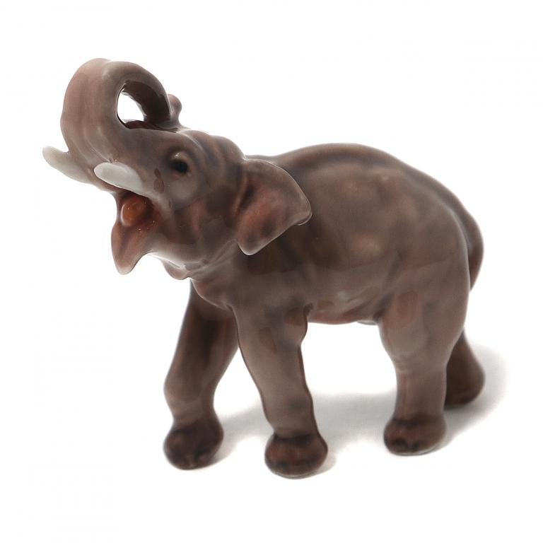 Фарфоровая фигура "Слон". Dahl-Jensen