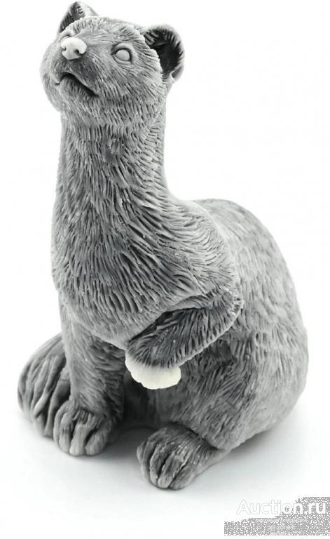 Фигурка из мраморной крошки СОБОЛЬ СИДЯЩИЙ AZRK-1330765