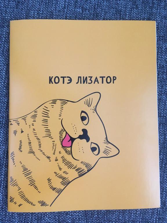 Котэ лизатор тетрадь 40 листов A5 клетка