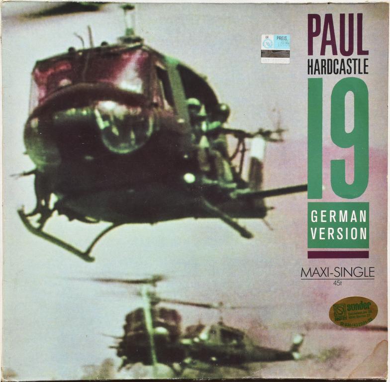Paul Hardcastle "19 - German Version" 1985 Maxi Single