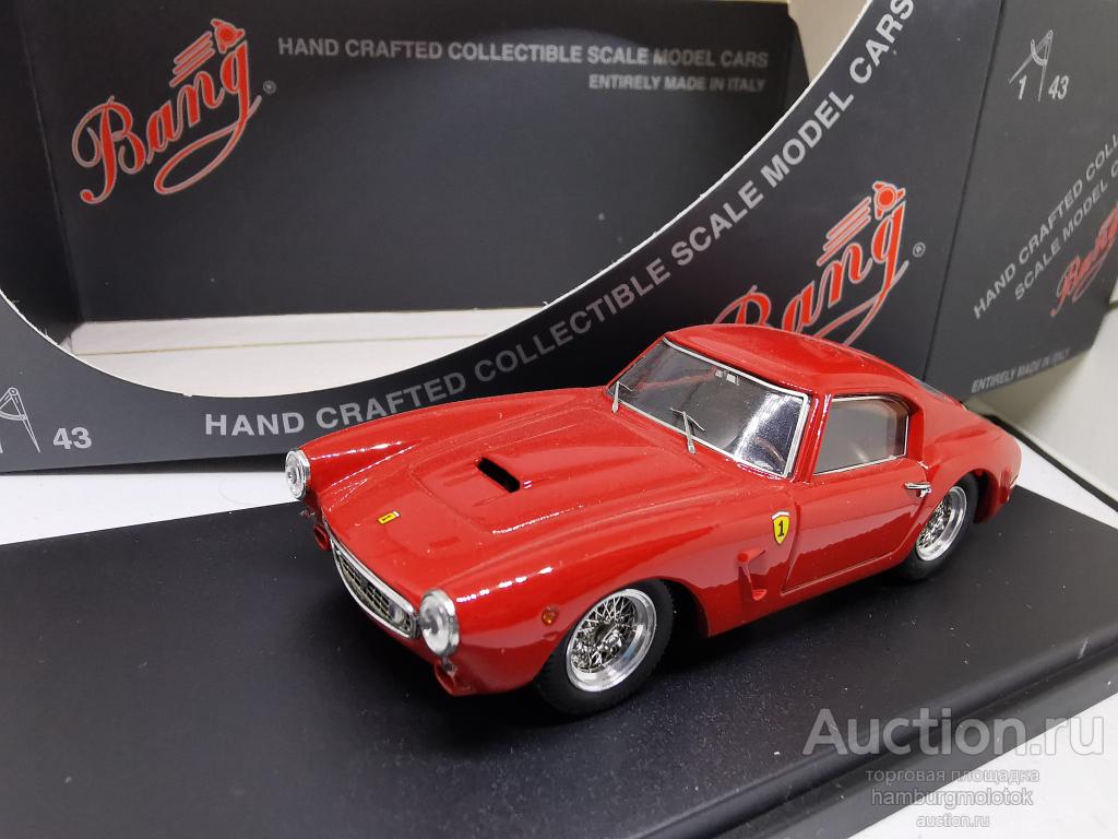 Bang 7075 Ferrari 250 SWB Prova – Rouge – Échelle 1/43 – Miniature Métal – Très Bon état En Boîte