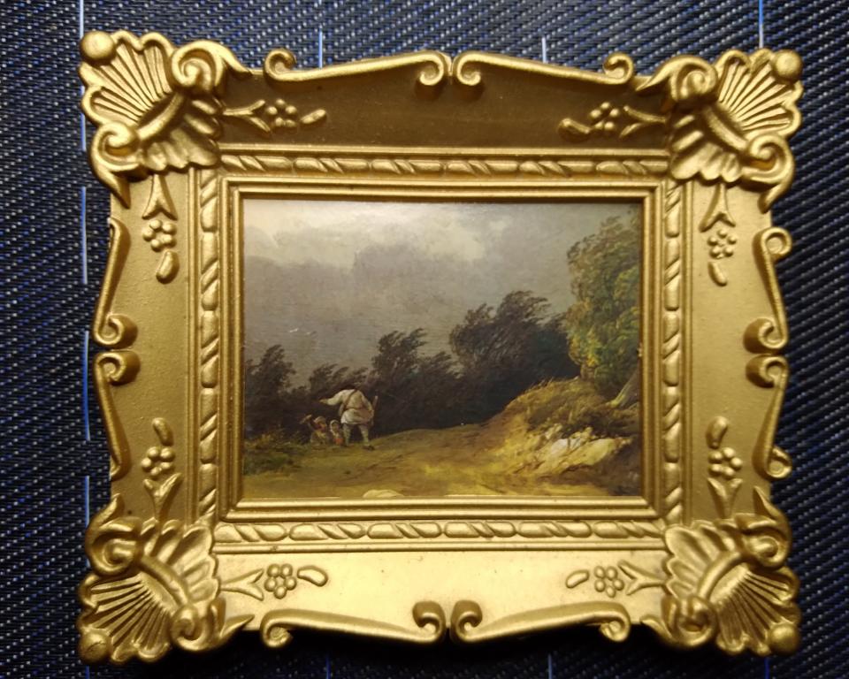 Эстамп Михаил Лебедев 11,5х13,5 см.