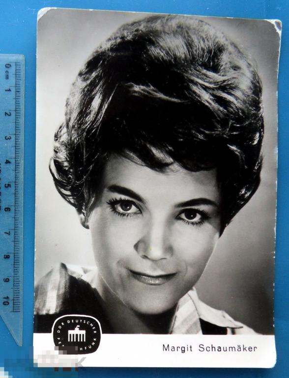 артисты кино MARGIT SCHAUMAKER. Маргит Шаумёкер 1963  Q4 ГДР