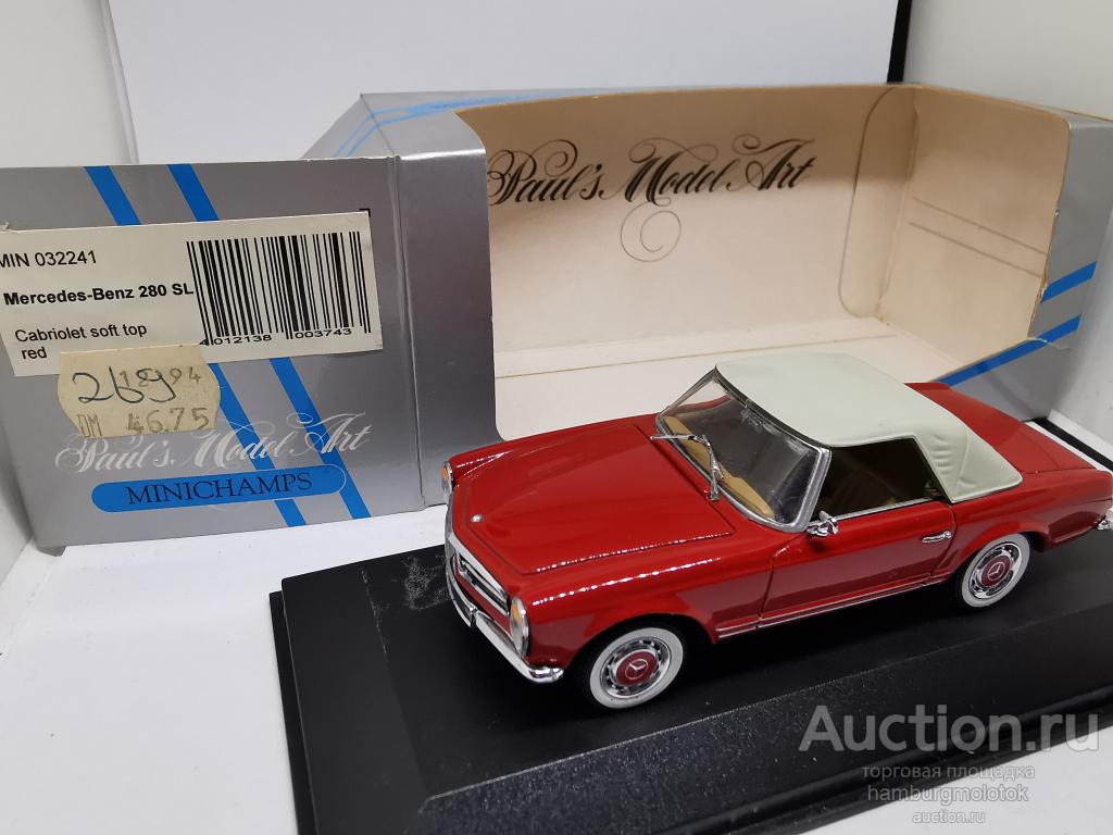 891 MINICHAMPS Mercedes 280 SL Cabriolet soft top 032241 1:43