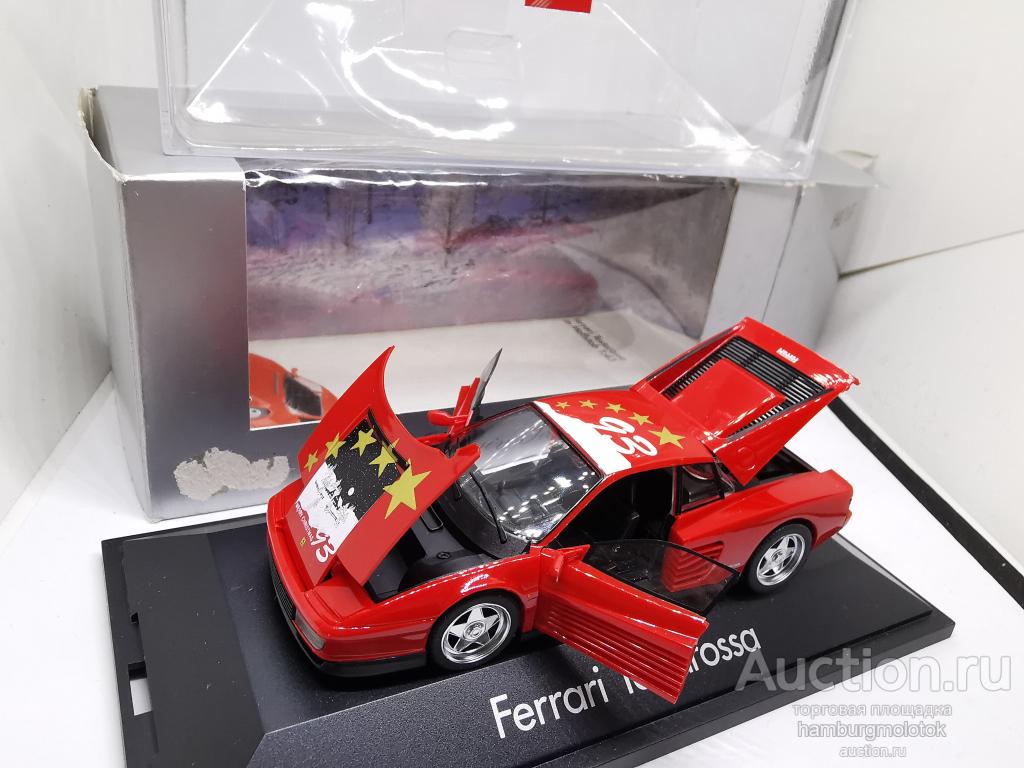 994 1:43 herpa ferrari testarossa merry christmas 1993