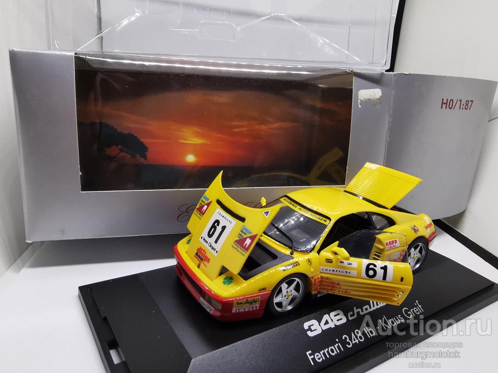 399 1:43 herpa ferrari 348 tb challenge n61 klaus greif