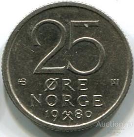 Норвегия 25 ере 1978 года