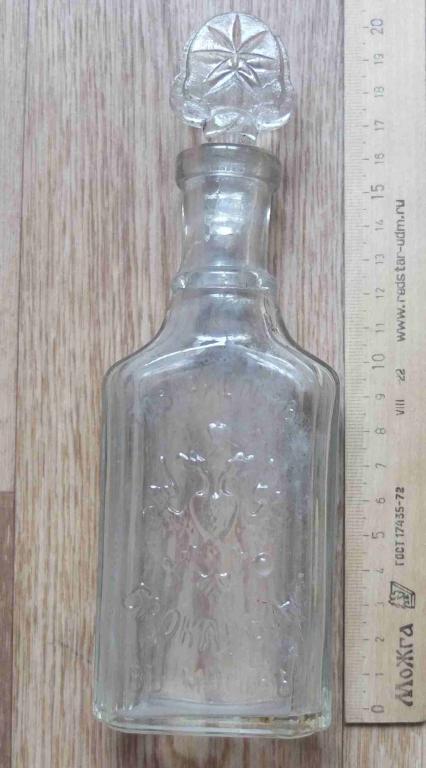 царский флакон Товарищество Брокар  в Москве, с орлами, царская Россия