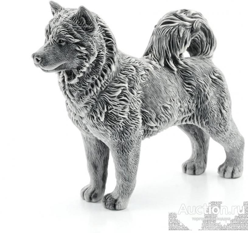 Фигурка ХАСКИ из мраморной крошки  AZRK-1330455