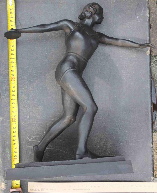 чугунная скульптура Дискоболка, Касли 1959 год
